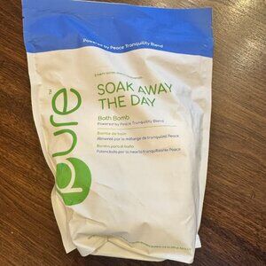 Melaleuca PURE Soak Away the Day Bath Bomb Peace Tranquility 4 NEW